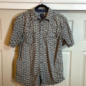 Men’s western pearl snap shirt